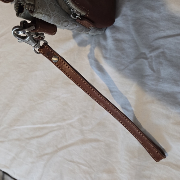 Brown and Cream Crossbody Bag - Picture 4 of 10